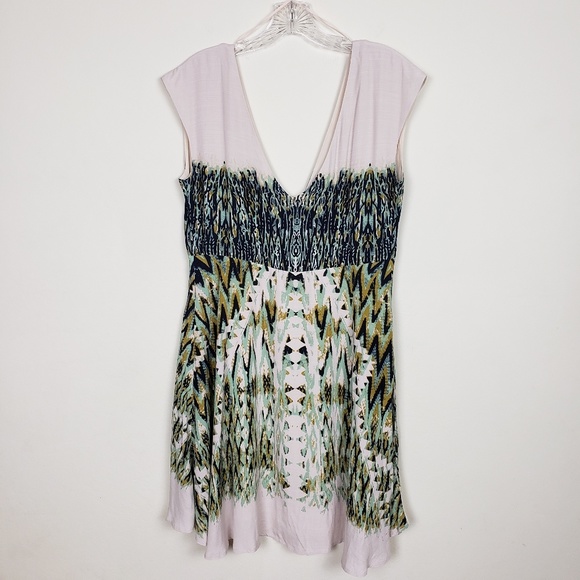 FREE PEOPLE boho mini dress - Picture 4 of 5